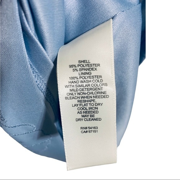 ELIZA J Sheath Dress Blue Embroidered Floral - Picture 6 of 6